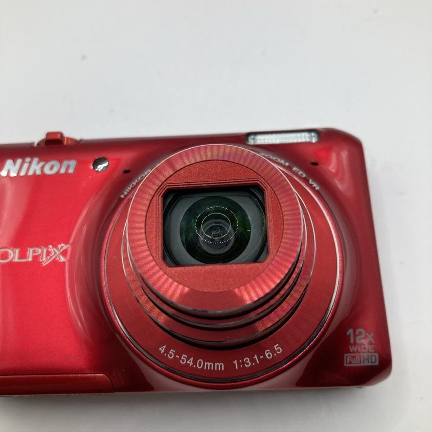 Nikon COOLPIX S6400 レッド デジタルカメラ コンデジ ニコン