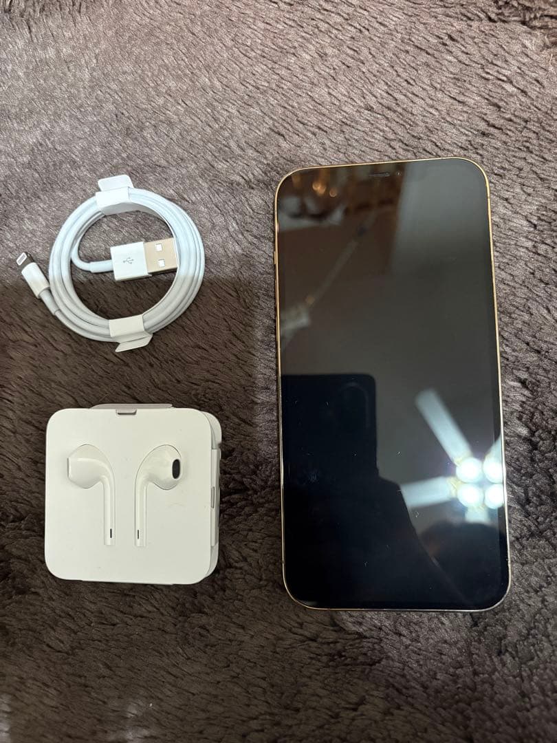 【美品】iPhone12 ProMAX 256GB本体 ゴールド 付属品付き