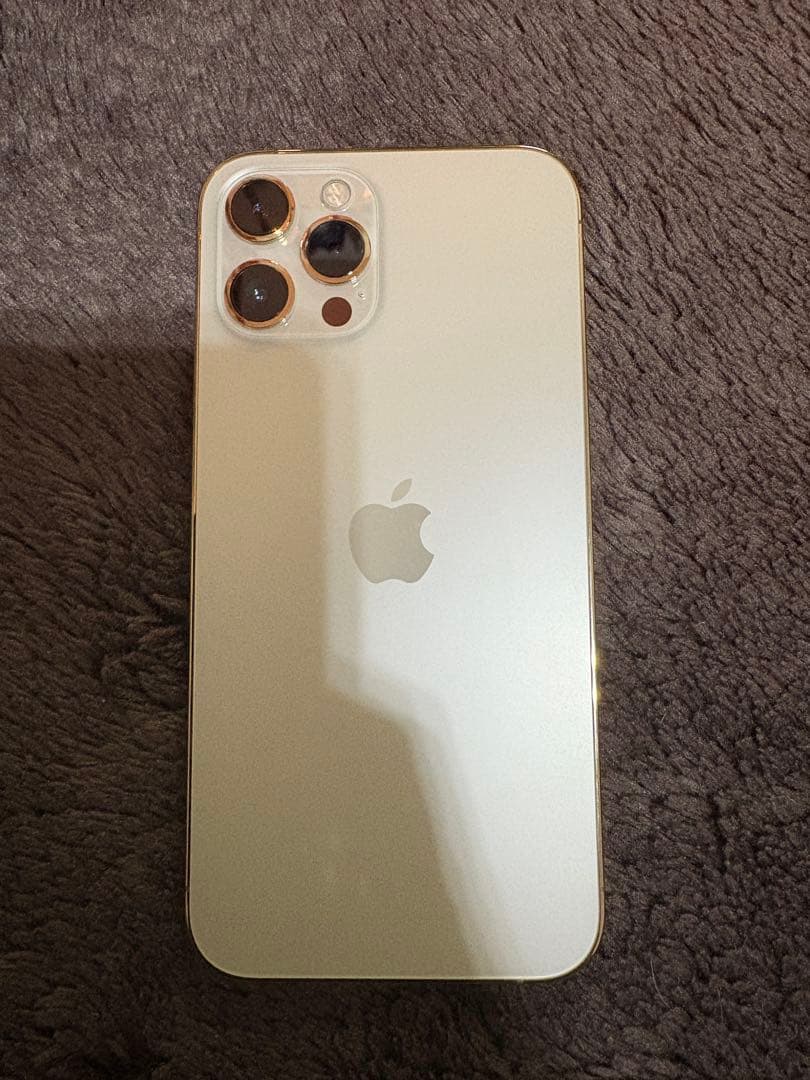 【美品】iPhone12 ProMAX 256GB本体 ゴールド 付属品付き