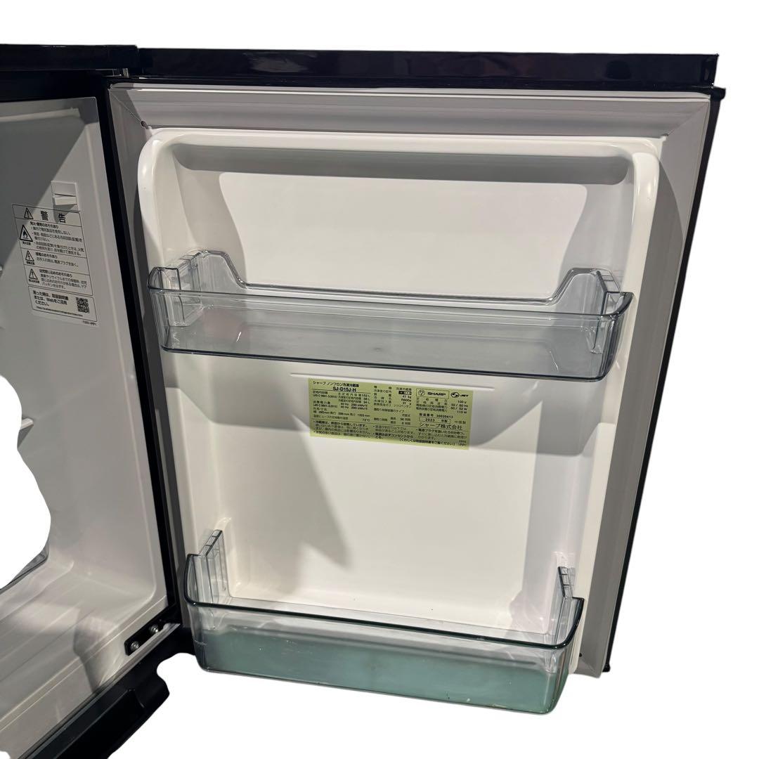 ★ SHARP 冷蔵庫　黒　SJ-D15J-H 2023年製