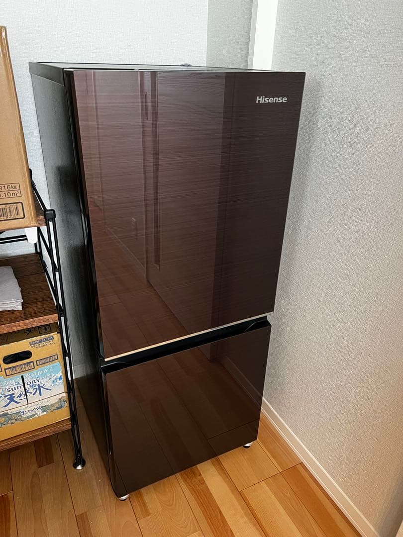 2023年製 ハイセンス 135L 冷凍冷蔵庫 HR-G13C-BR 説明書付