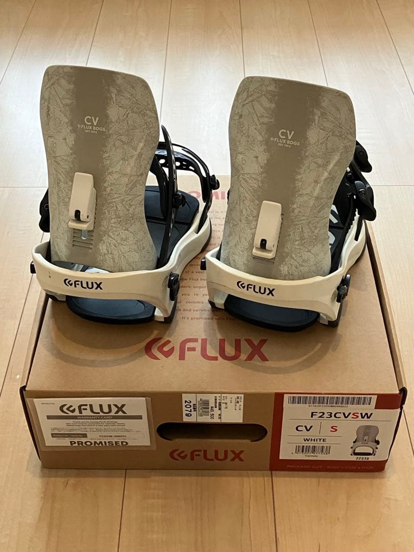 FLUX F23CV5SW ホワイト Sサイズ ビンディング