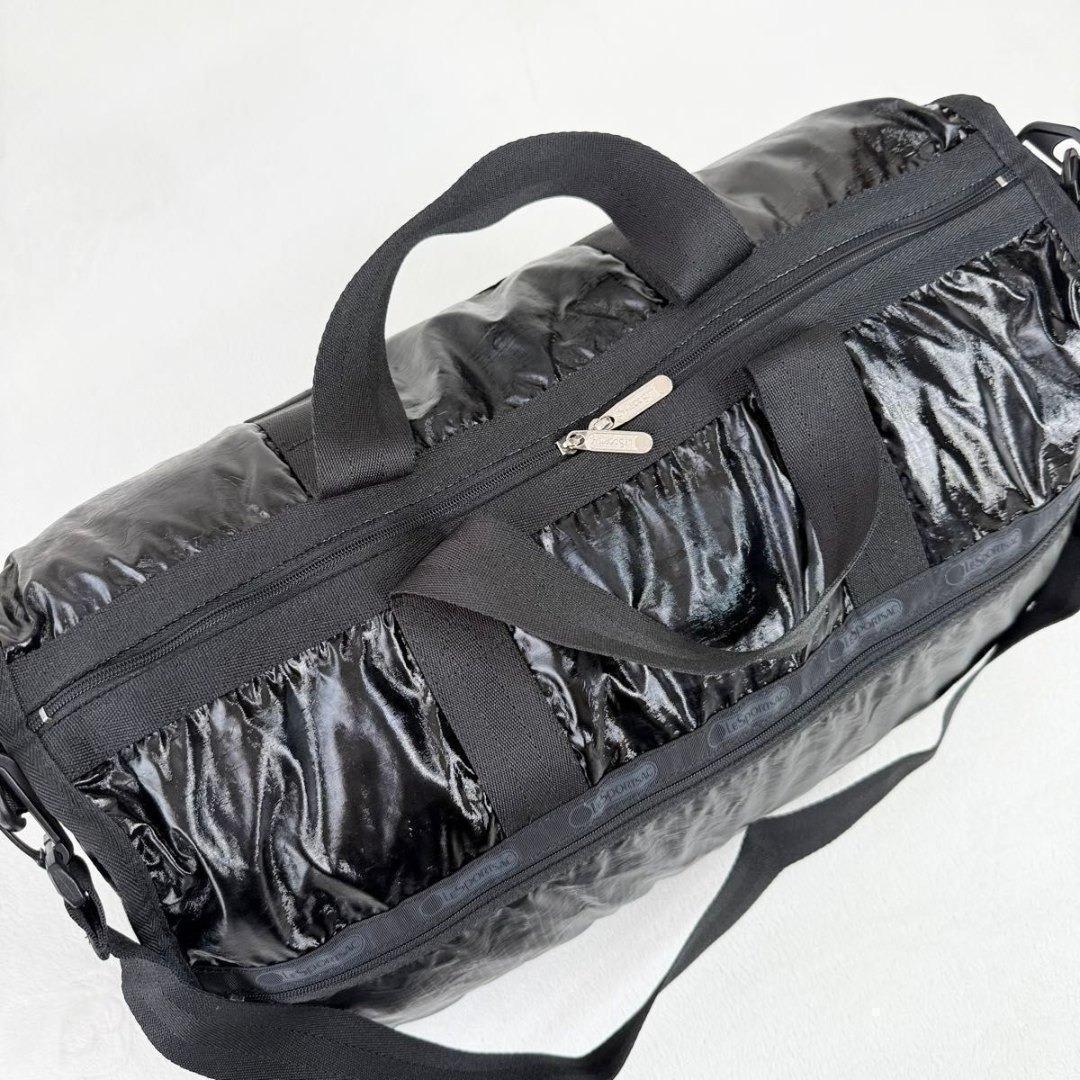 【美品】レスポートサック ボストンバッグ ラージ ウィークエンダー 2way 黒