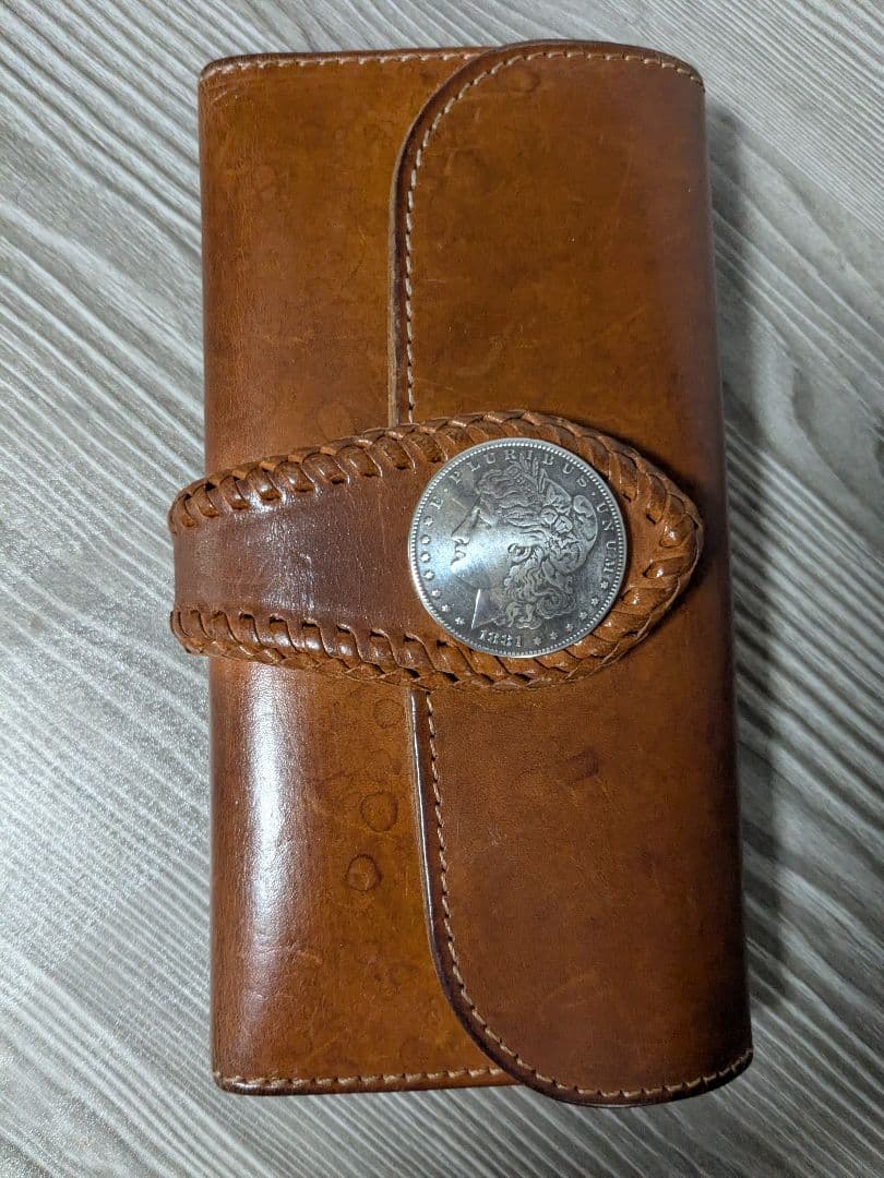 アルズニALZUNI本革長財布バイカーズウォレットライダースウォレットコンチョ