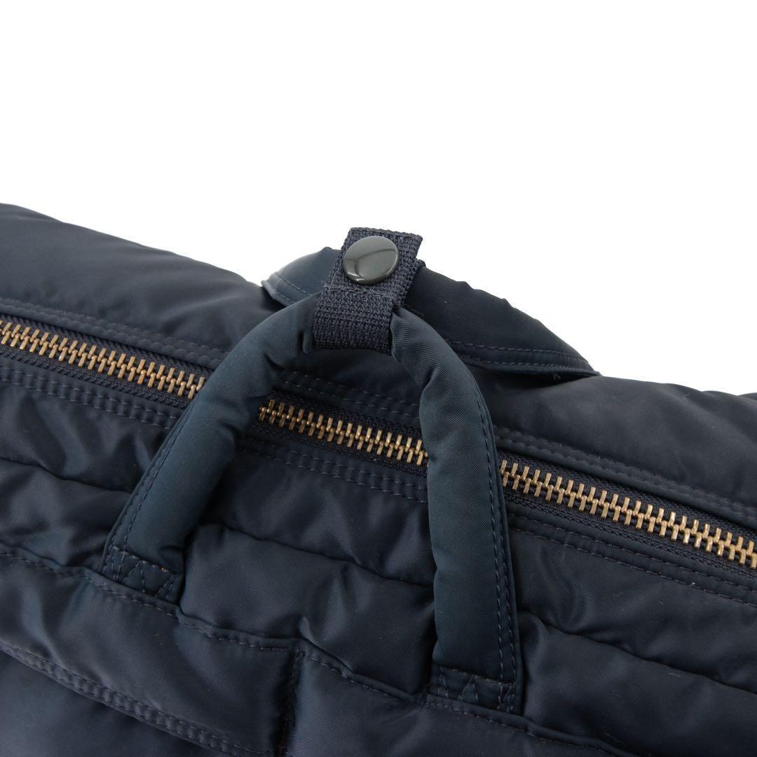 A085【ポーター／タンカー】ブリーフケース　ビジネスバッグ　リュック　ブルー