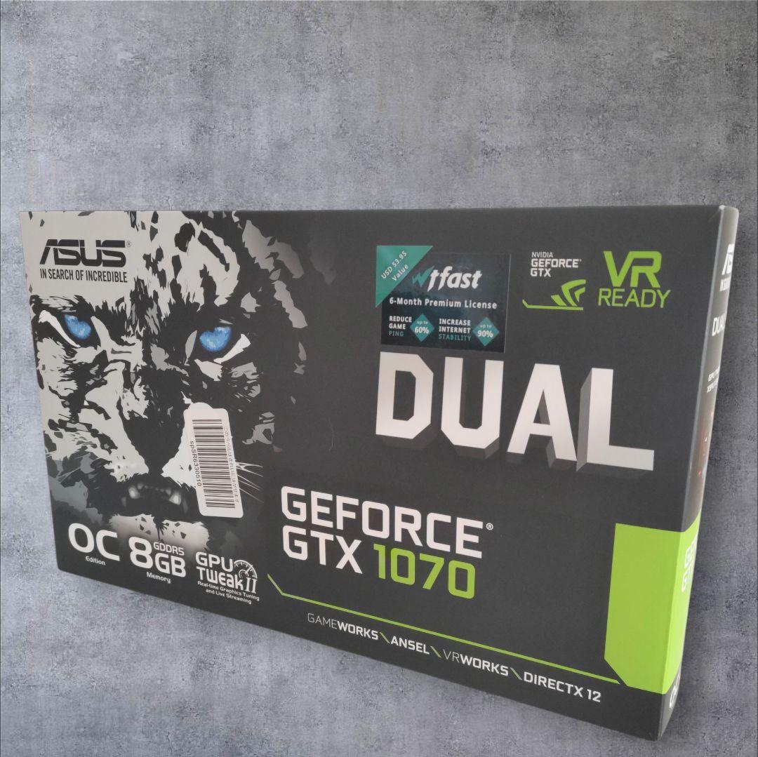 動作品 ASUS DUAL GEFORCE GTX 1070 グラフィックボード
