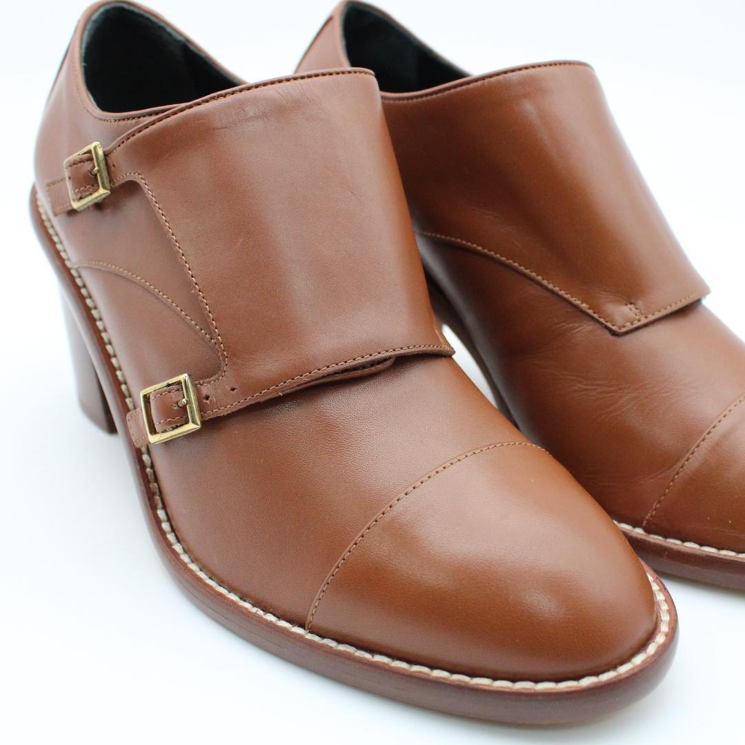 新品♪GIOIA DELL'ACQUA ダブルモンクヒールシューズ(37)