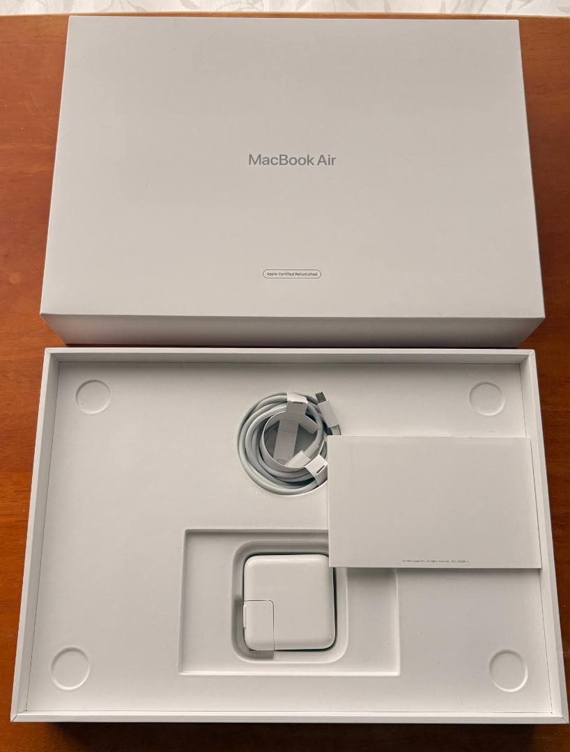 【付属品あり】MacBook Air M1 シルバー256GB バッテリー88%