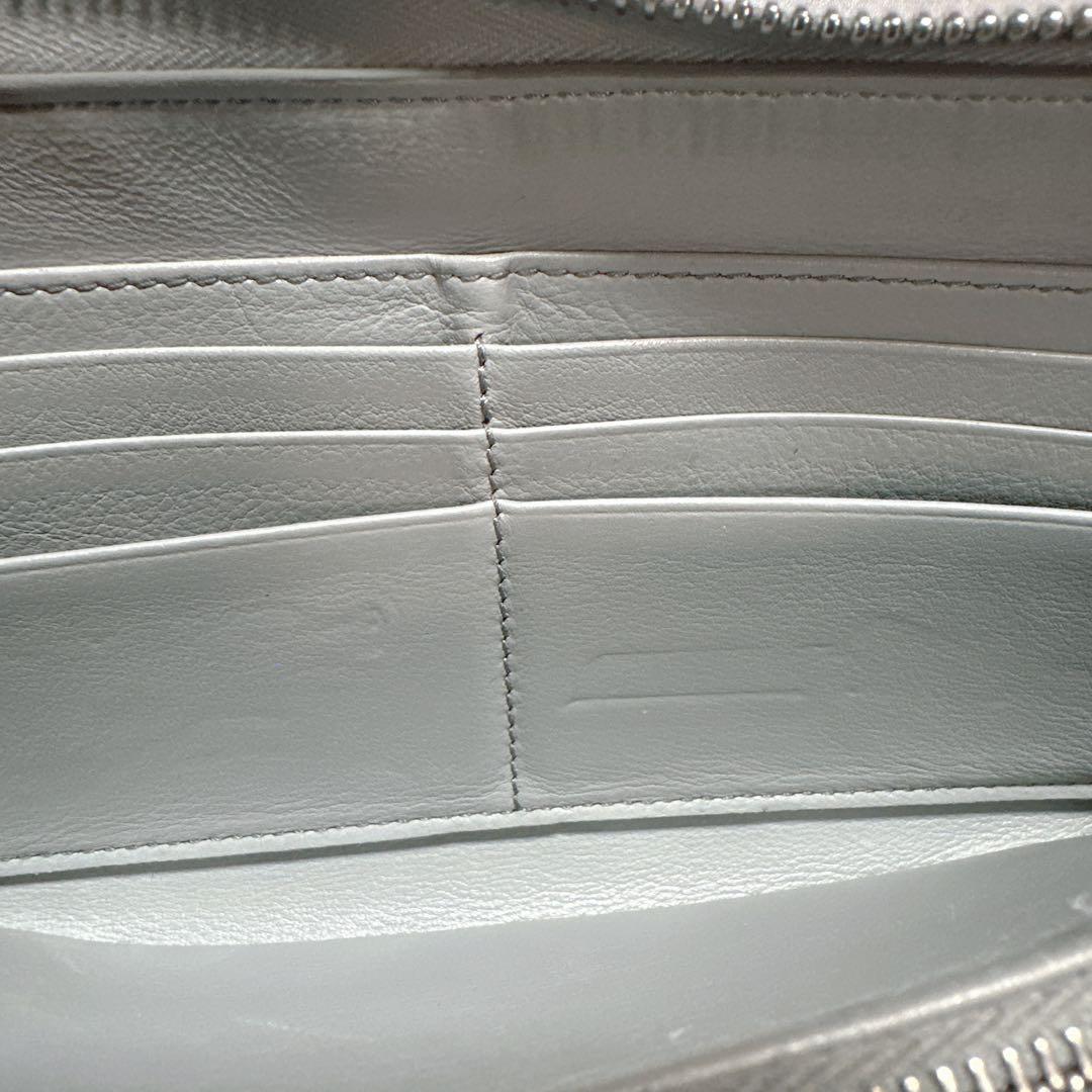 Dior ディオール ラウンドジップ 長財布 グレー トロッター ウォレット