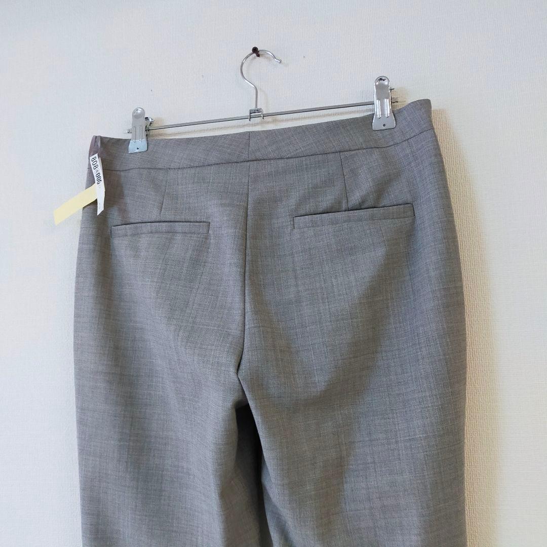 現行タグ　theory　ノーカラー　パンツスーツ　セットアップ