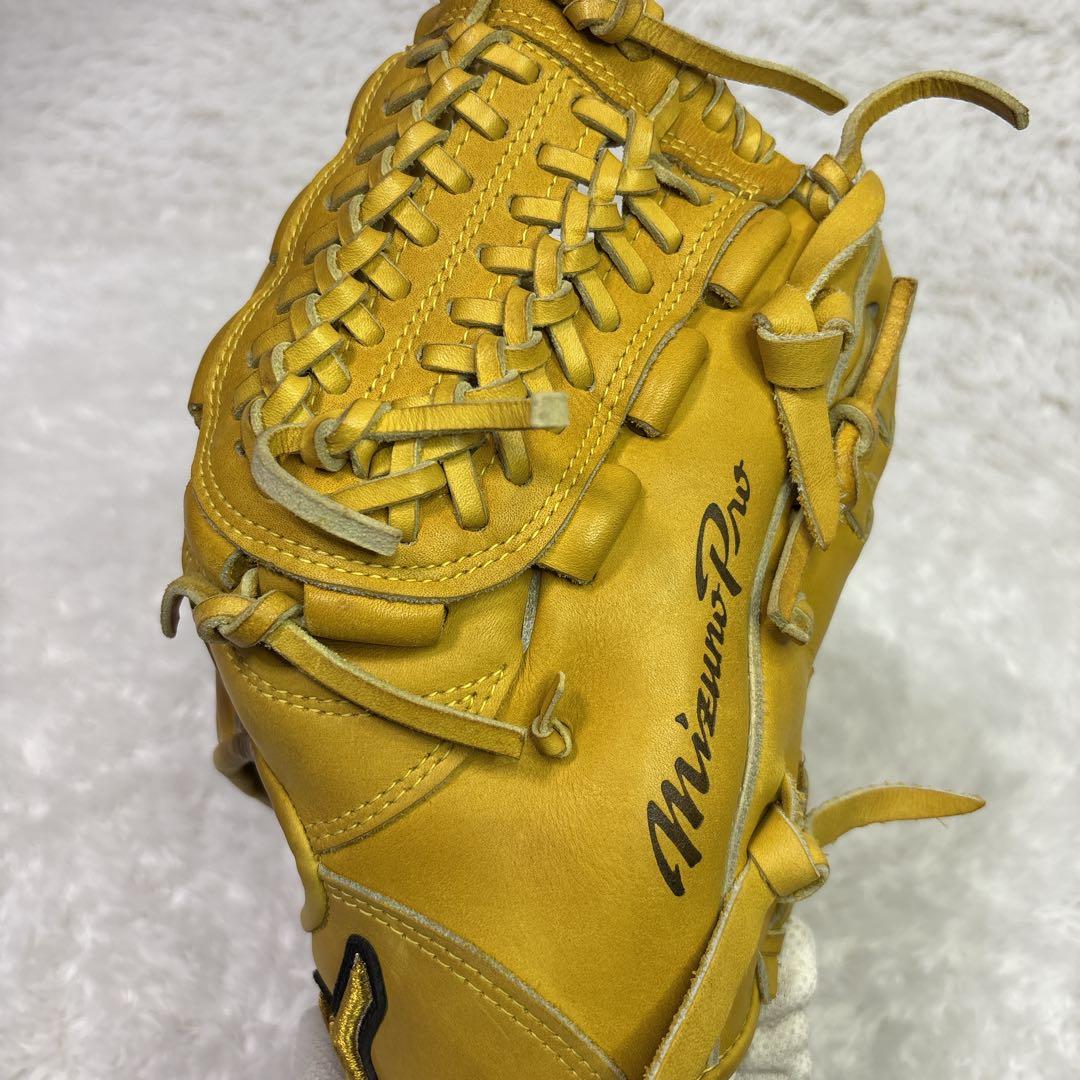 Mizuno Pro ミズノプロ 軟式グローブ 一般用　内野手　刺繍入り