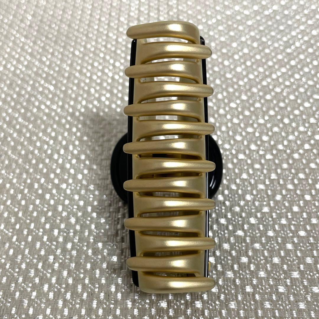 アレクサンドルドゥパリ　ヴァンドームクリップ Mサイズ　ゴールド　ブラック