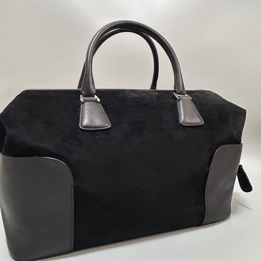 BALLY バリー ボストンバッグ トラベルバッグ 大容量 レザー×スエード