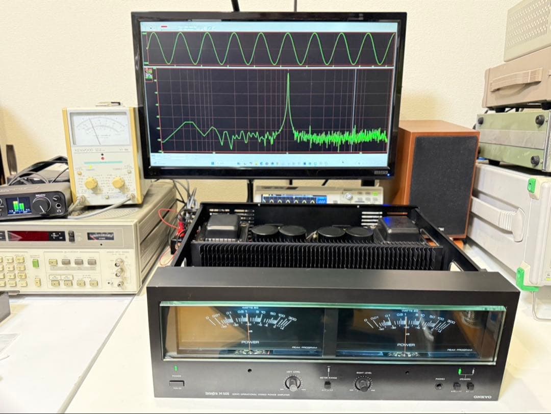 『美品』Onkyo M-506 パワーアンプ