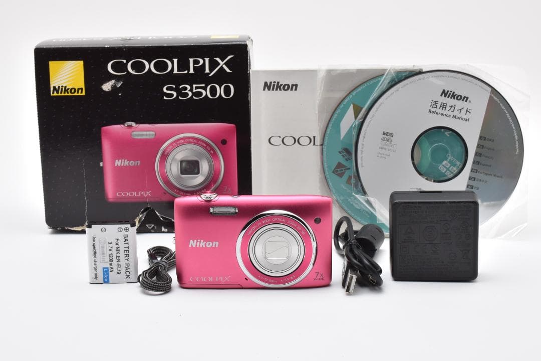 ■ 美品 ■ニコン　Nikon COOLPIX S3500 ストロベリーピンク