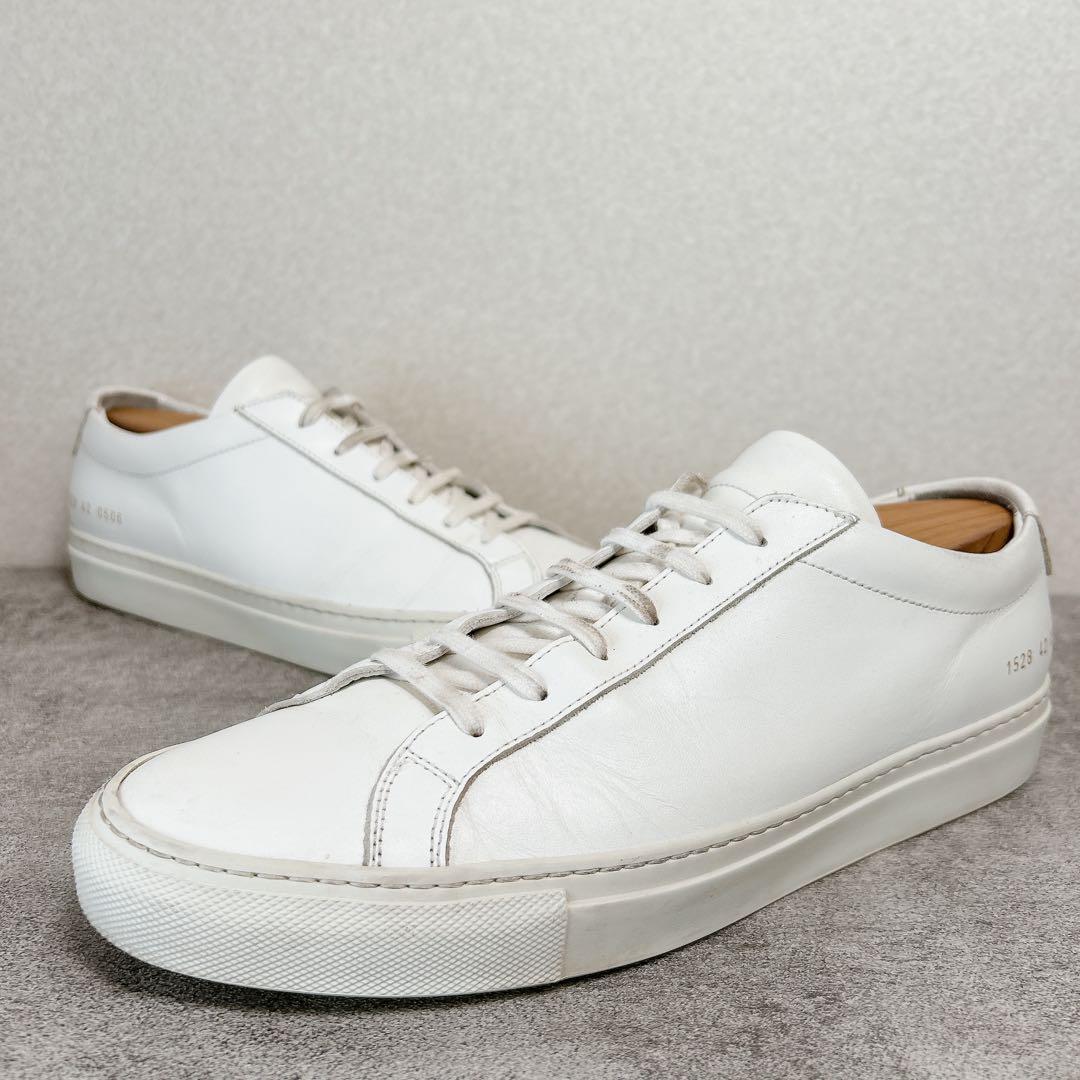 コモンプロジェクト アキレスロー 42 スニーカー 本革 イタリア製 1528