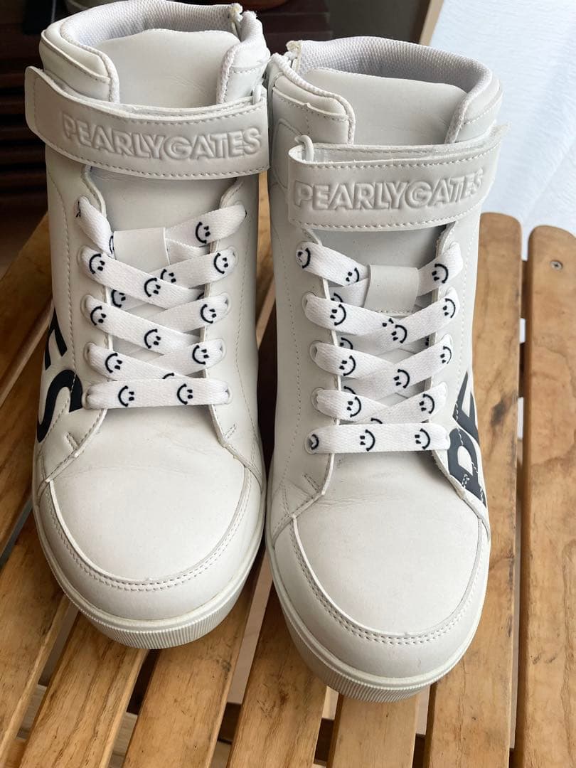 PEARLY GATES 24ハイカットスニーカー ホワイト
