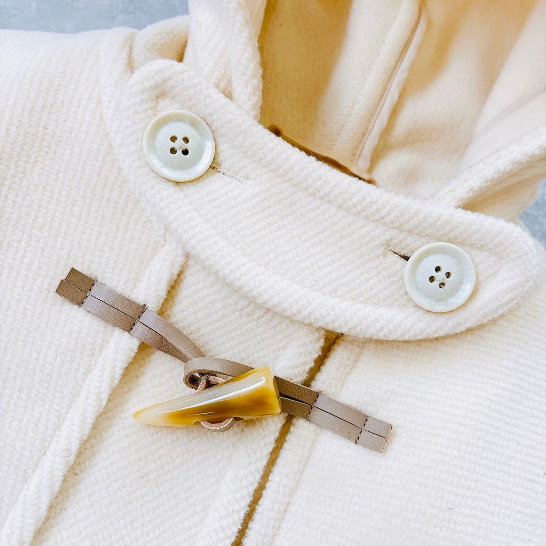 美品 ユナイテッドアローズ パイルメルトンロングダッフルコート バロムブローサ