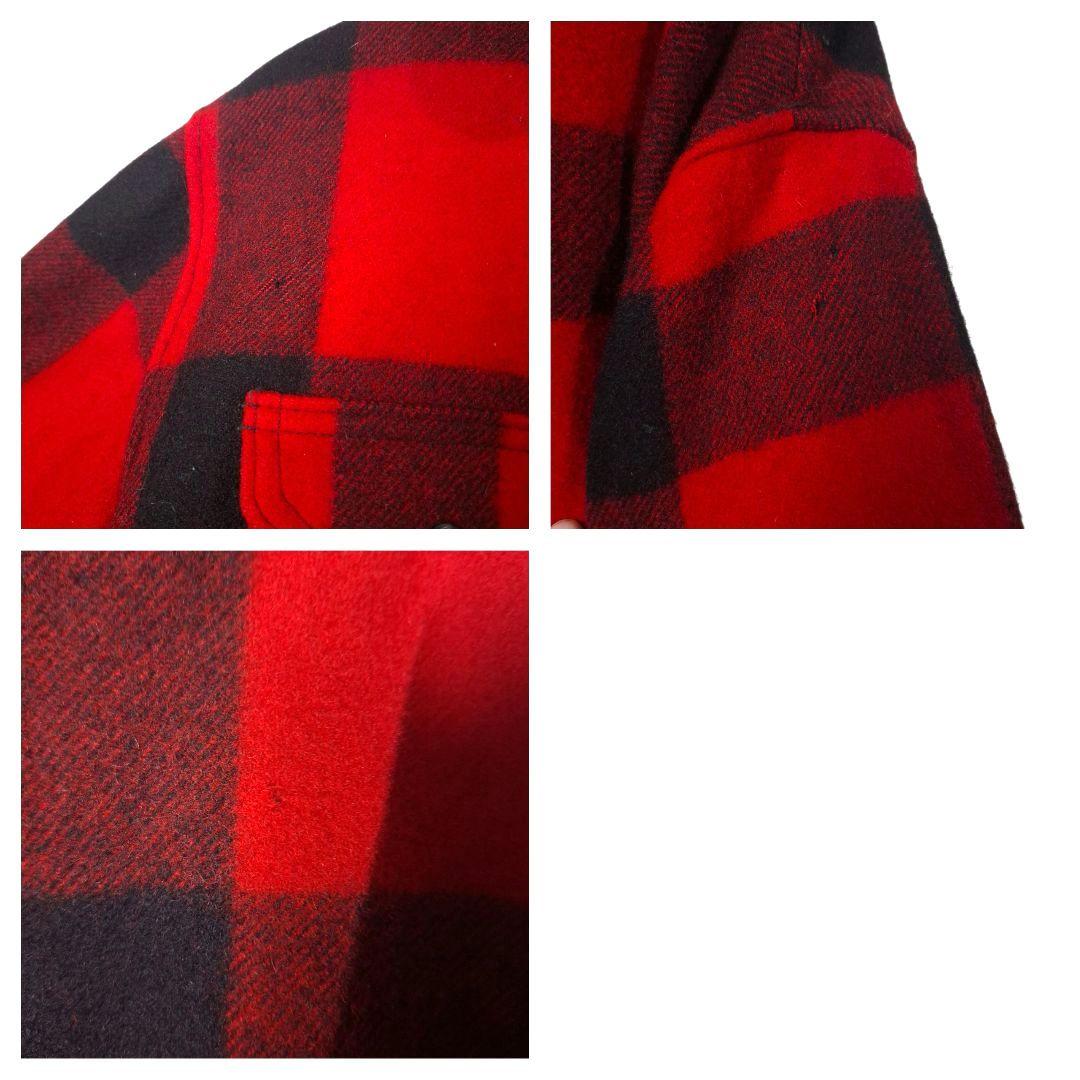 50s USA製 ウールリッチ バッファローチェック マッキーノジャケット