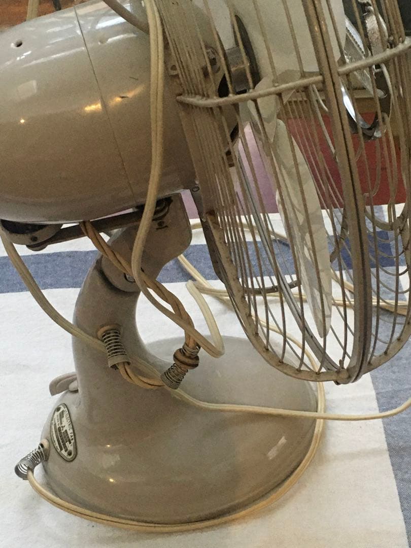 値下げ　卓上　扇風機 　三菱電機　レトロモダン　昭和モダン　インテリア