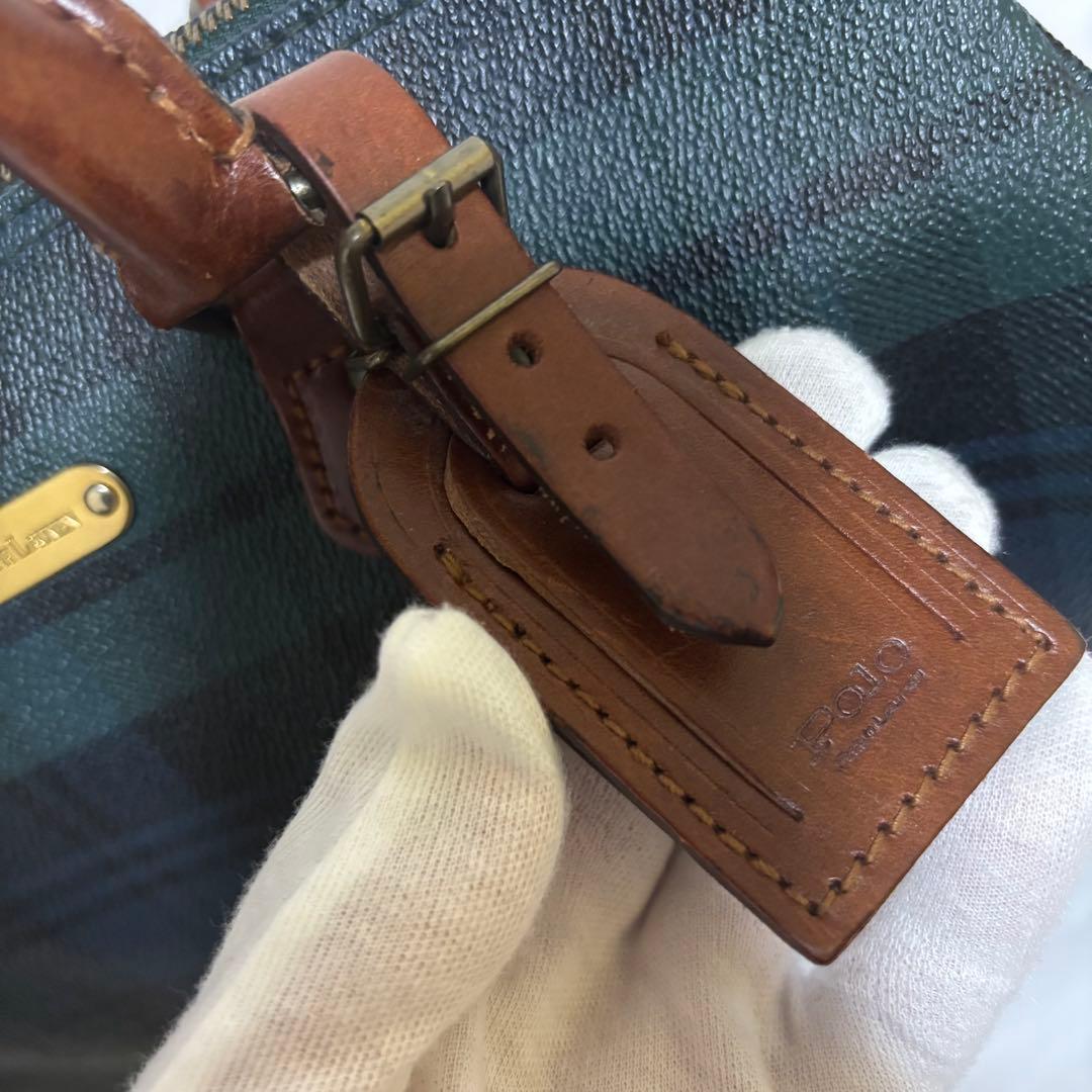 【美品】ラルフローレン ミニボストンバッグ ビンテージ