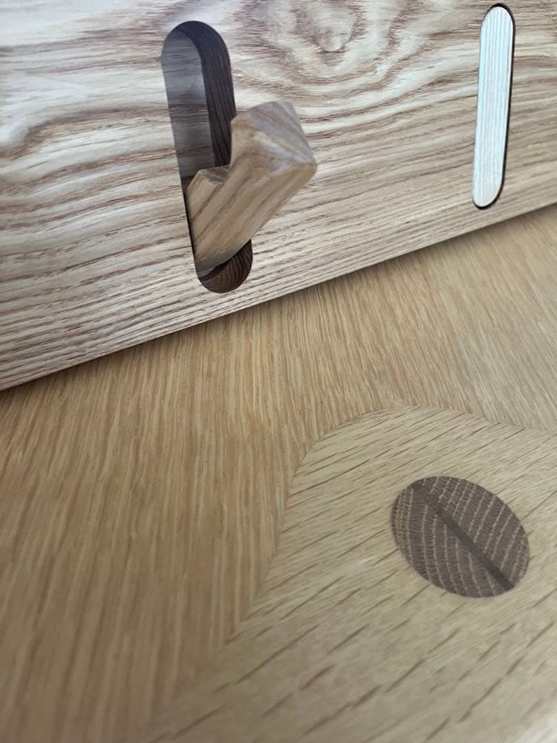 新品未使用　cosine コサイン/ウォールフック　天然木家具　タモ材