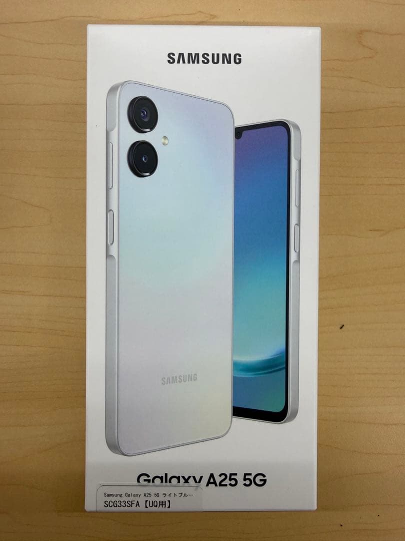 Samsung Galaxy A25 5G 64GB ライトブルー 新品未使用