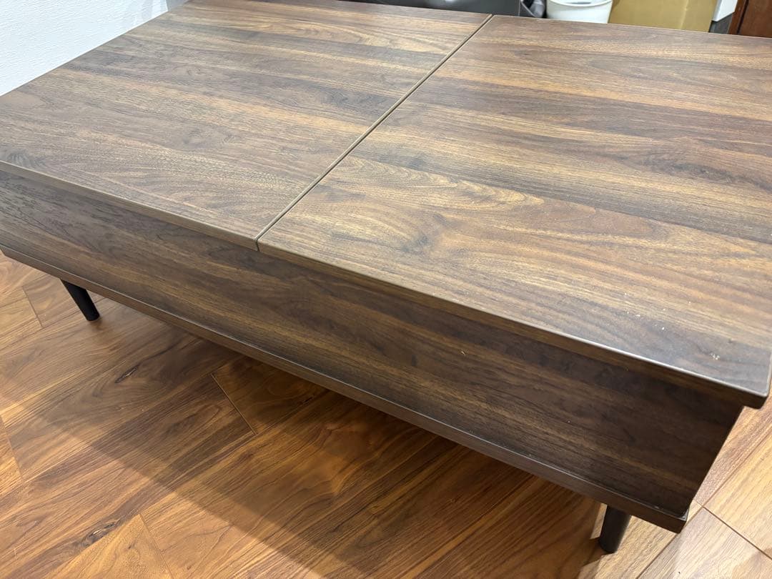 【sr-aucky出品】ニトリ　昇降リビングテーブル