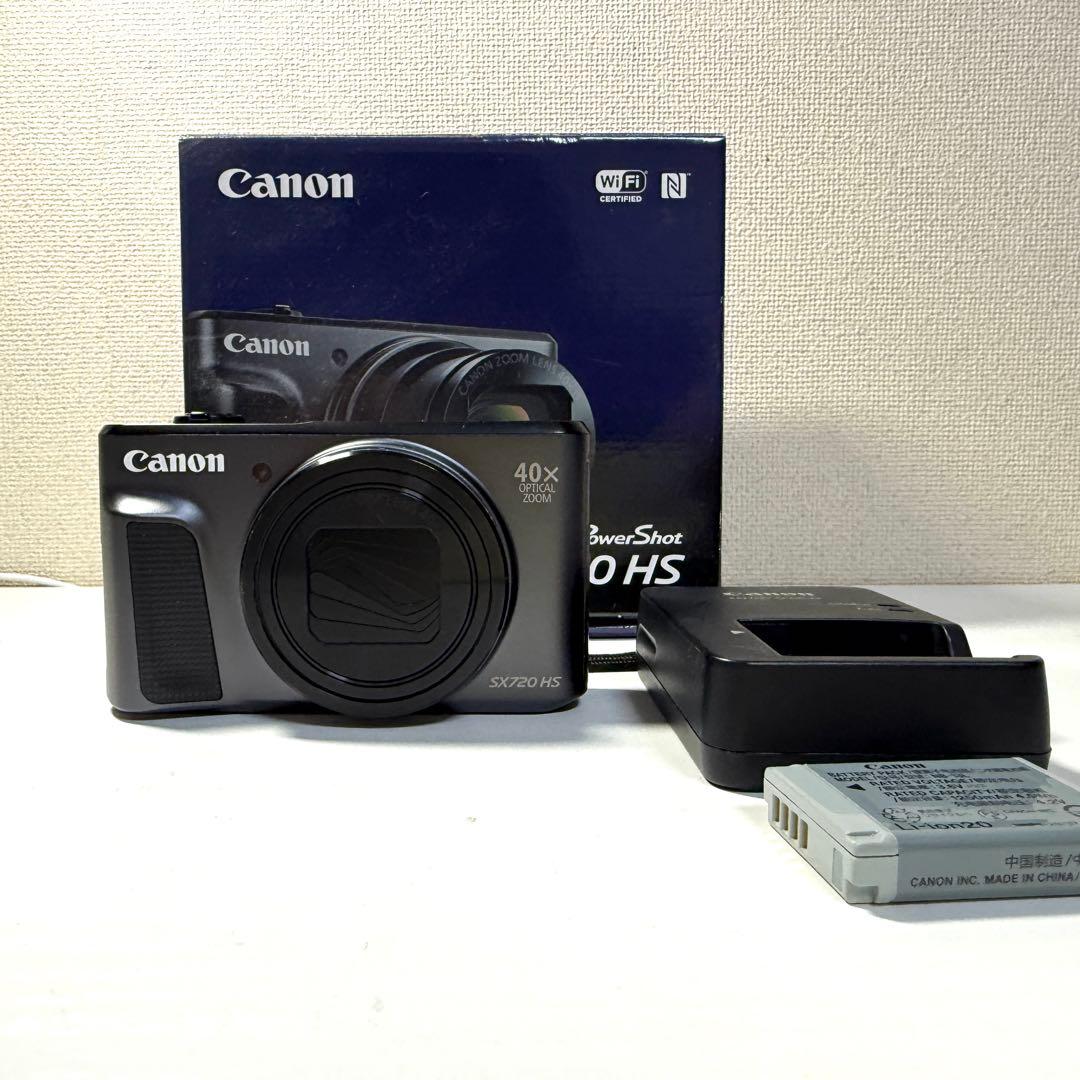 【美品】Canon PowerShot SX720 HS (ブラック)