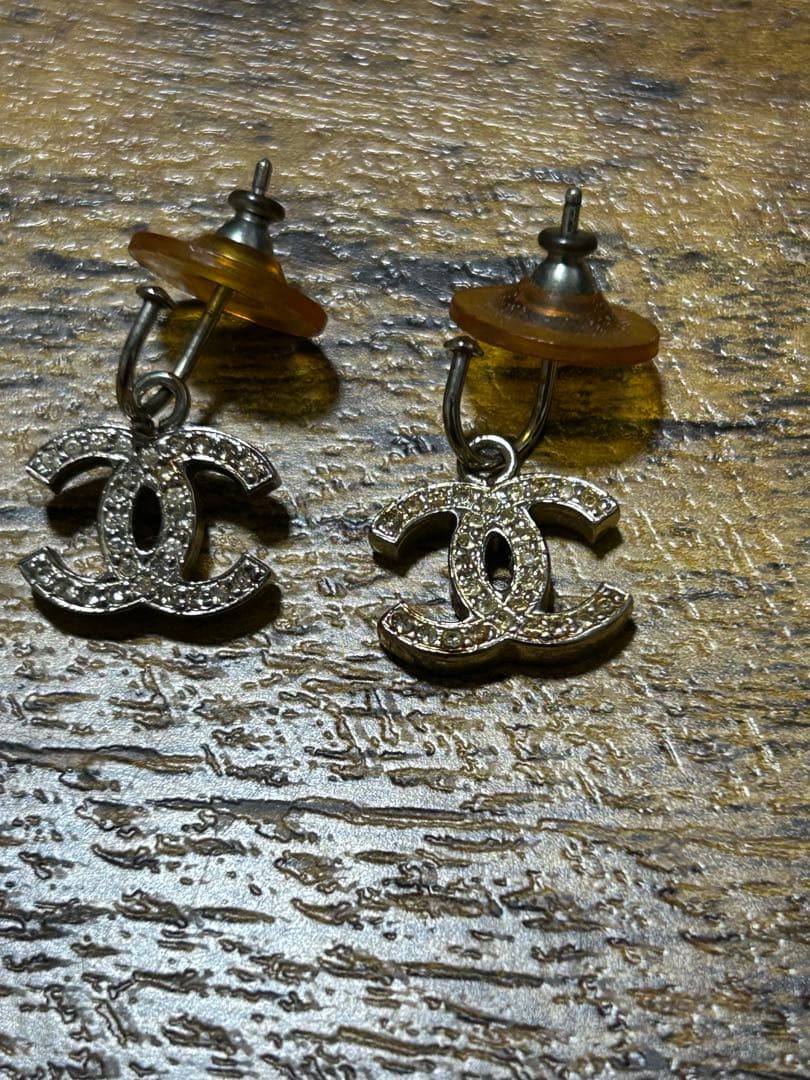 Y*o様 シャネル ココマーク フープピアス シルバー 両耳 CHANEL