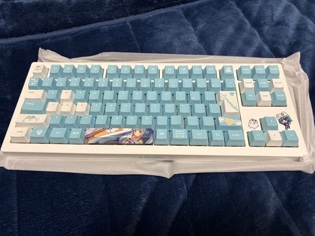 ［難あり］VSPOGEAR ゲーミングキーボード 白波らむね