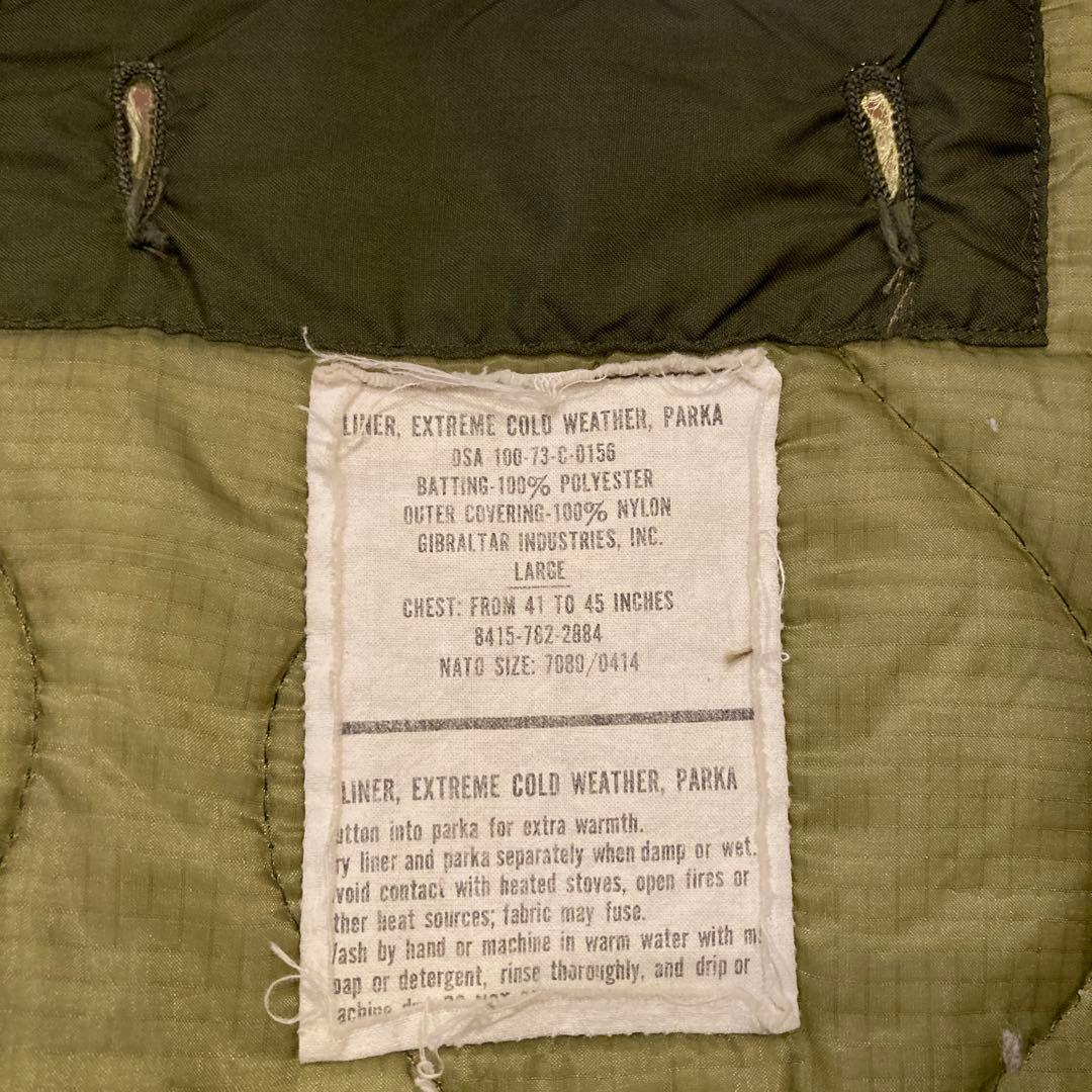 1970's m-65 モッズコート 未使用 フルセット