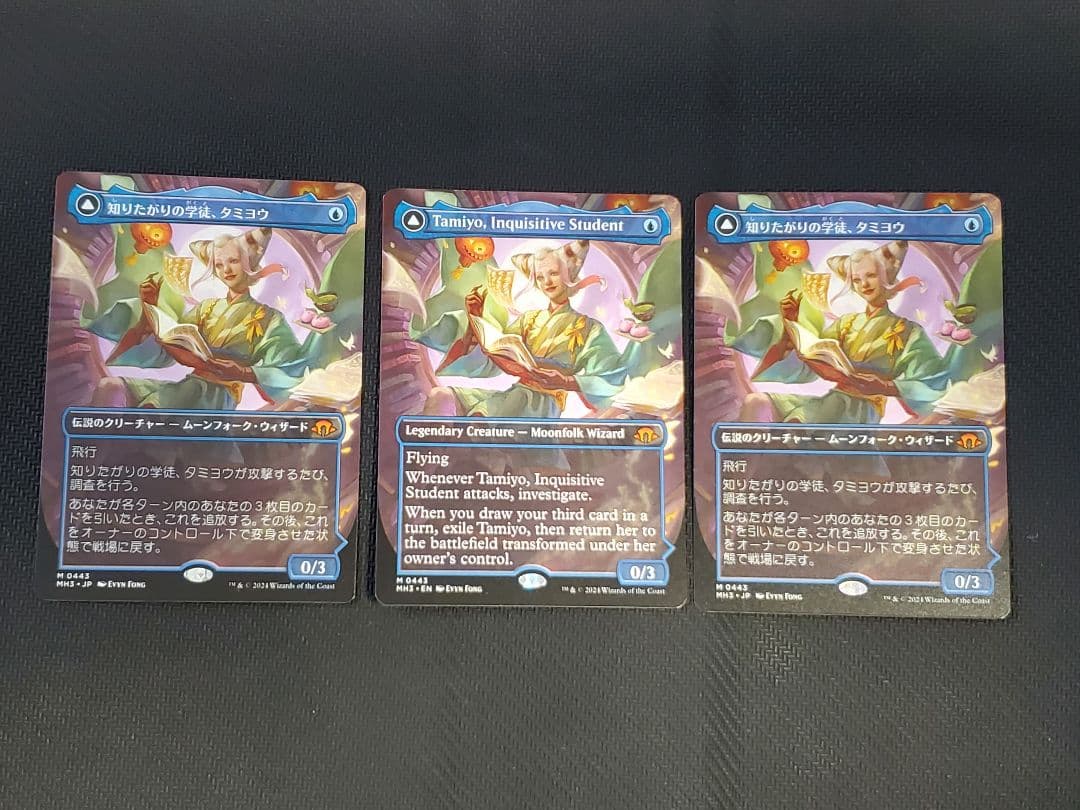 知りたがりの学徒、タミヨウ ボーダレス 3枚