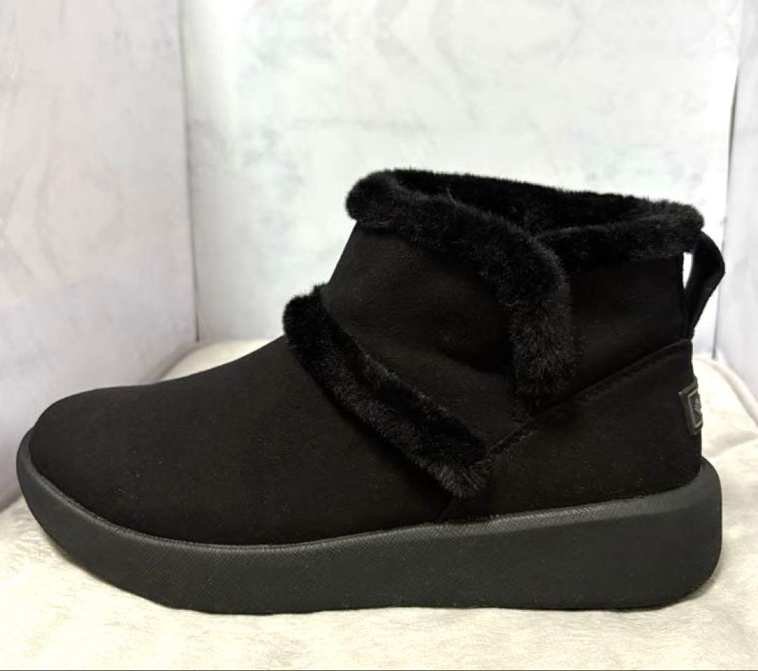 新品コロンビア24防水保温防滑ショートスノーブーツファーオムニヒート黒