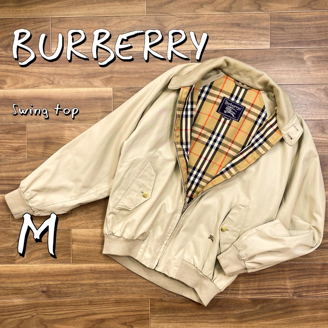 Burberrysバーバリーズ80sヴィンテージ裏ノバチェック柄スイングトップM