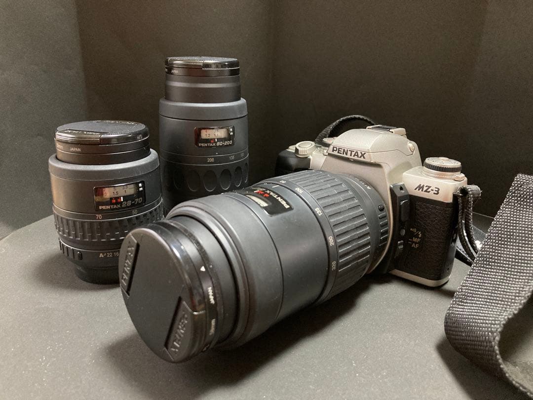 PENTAX MZ3とズームレンズ3本