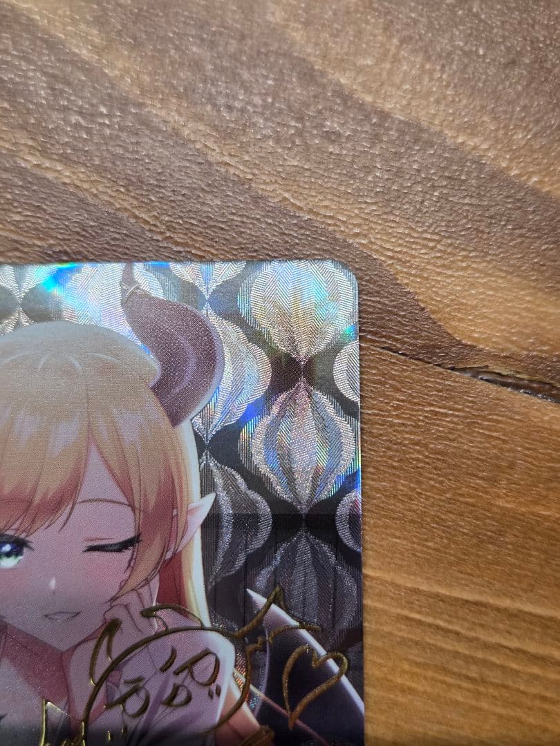 癒月ちょこ　SEC　シークレット　ホロカ　ホロライブカード　サイン　金箔