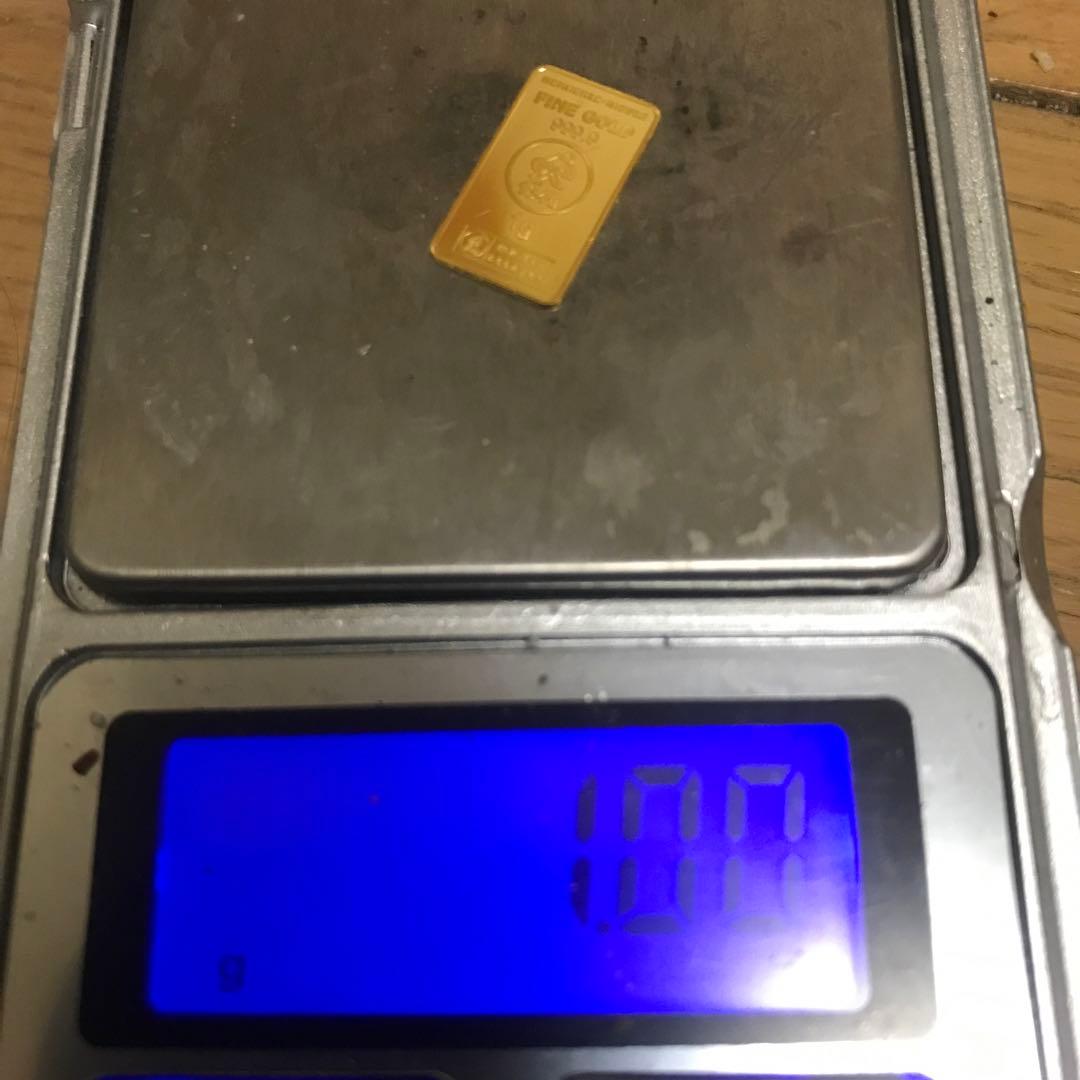 値下げ不可　純金　バー　24k インゴット　999