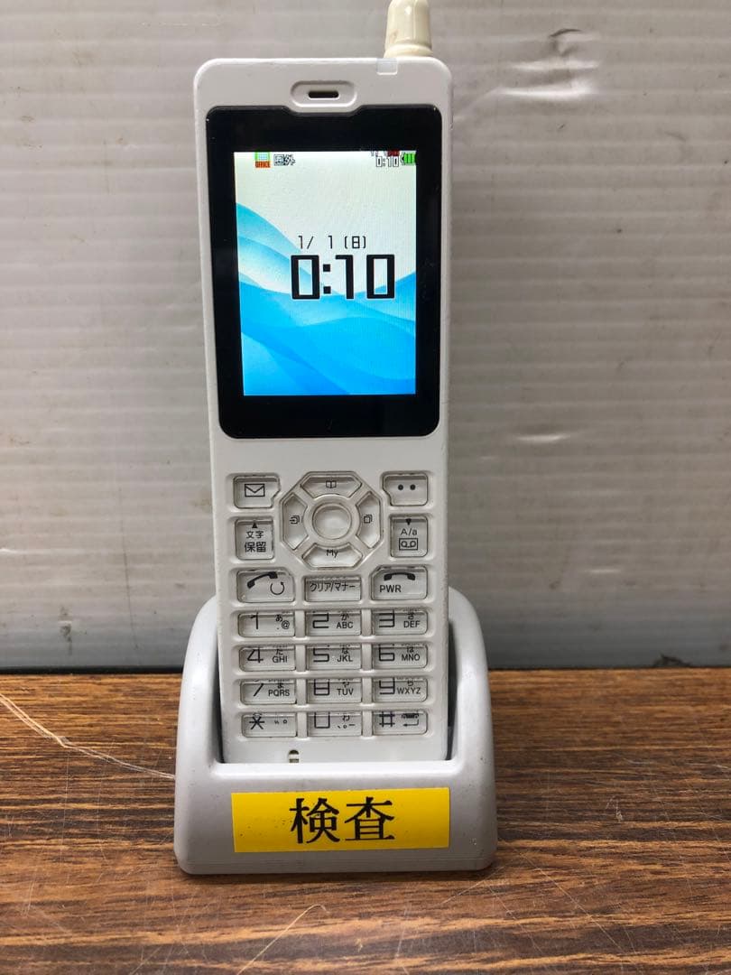 willcom WX01JR 日本無線 PHS JRC白ロム 電池なし　送料無料