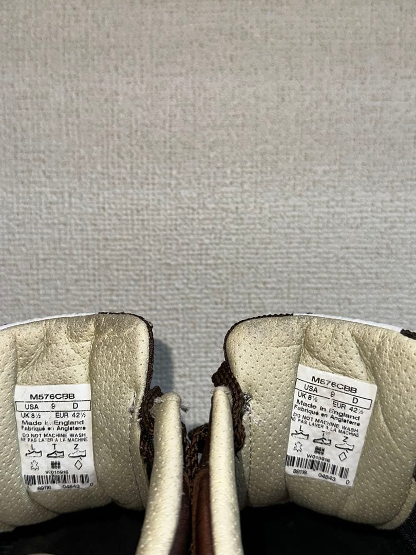 ニューバランス New Balance M576CBB UK製フルグレインレザー