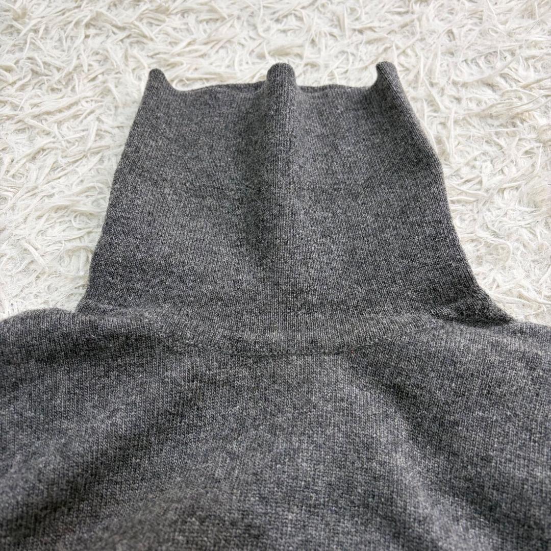 17000✨HERMES カシミヤ100% ノースリーブニット ブラウス グレー