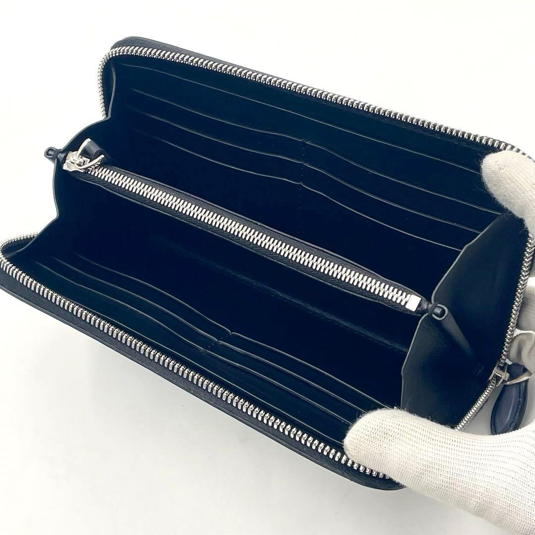 【美品】ベルルッティ 長財布 イタウバ ネオ スクリットレザー ラウンドジップ