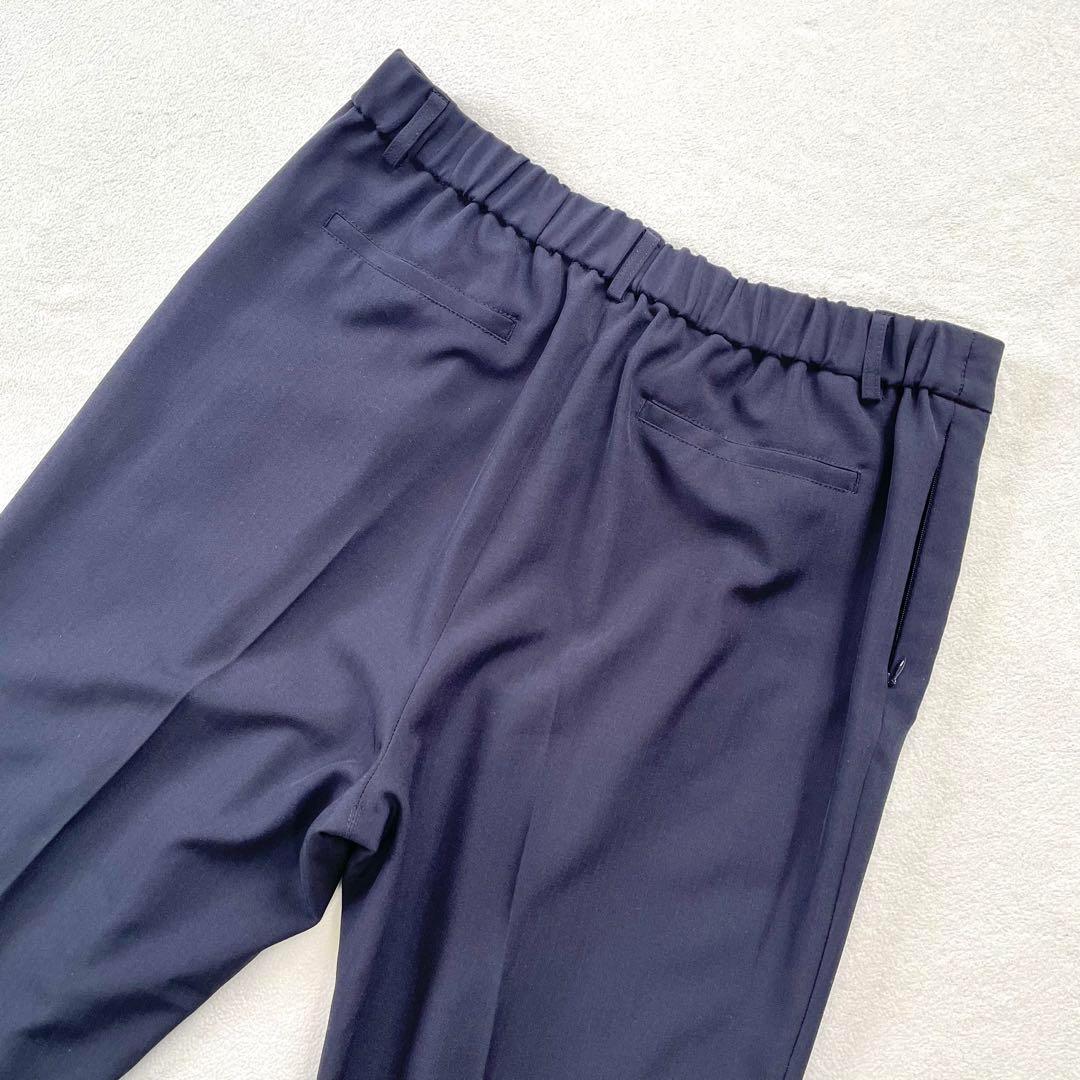 極美品・15号✨リリヤーノ 洗える パンツ セットアップ スーツ ネイビー