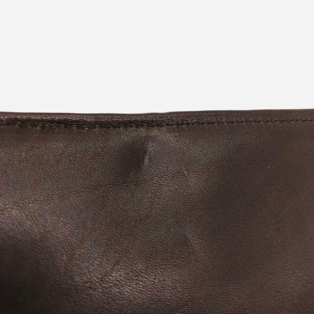 オールドコーチ　希少レア　 メガネケース メガネ入れ　ダークブラウン　美品