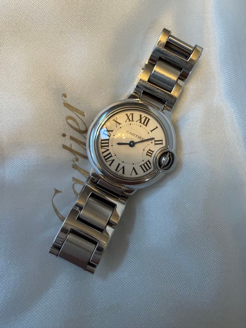 Cartier カルティエ バロンブルー28mm腕時計クォーツW69010Z4