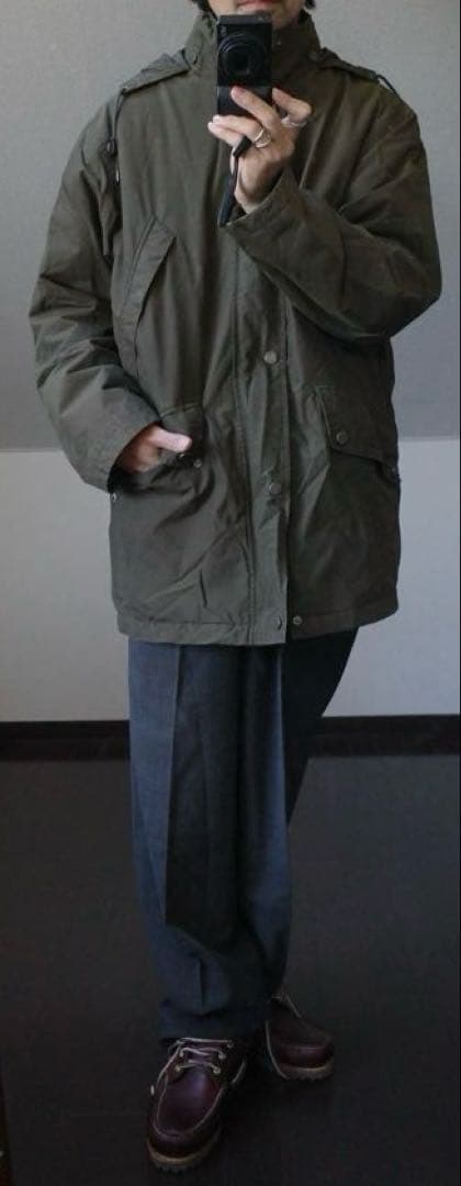 PoloRalphLaurenカーキ古着名作モッズパーカー軍モノサンプリング