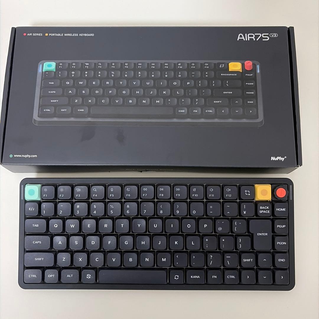 NuPhy Air75 V3 JIS Blush nano軸 日本語配列