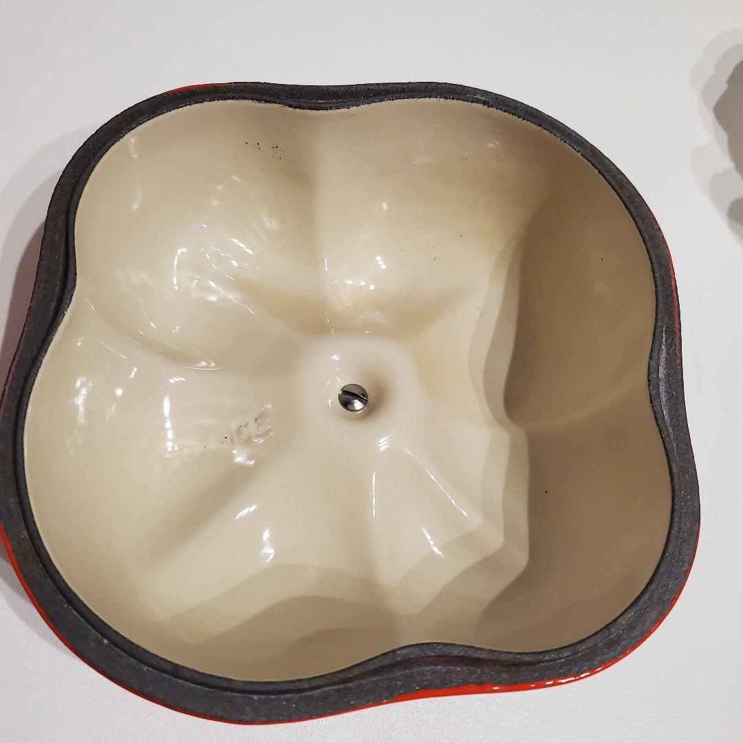 ルクルーゼ ベルペッパー ピーマン パプリカ レッド 両手鍋 新品