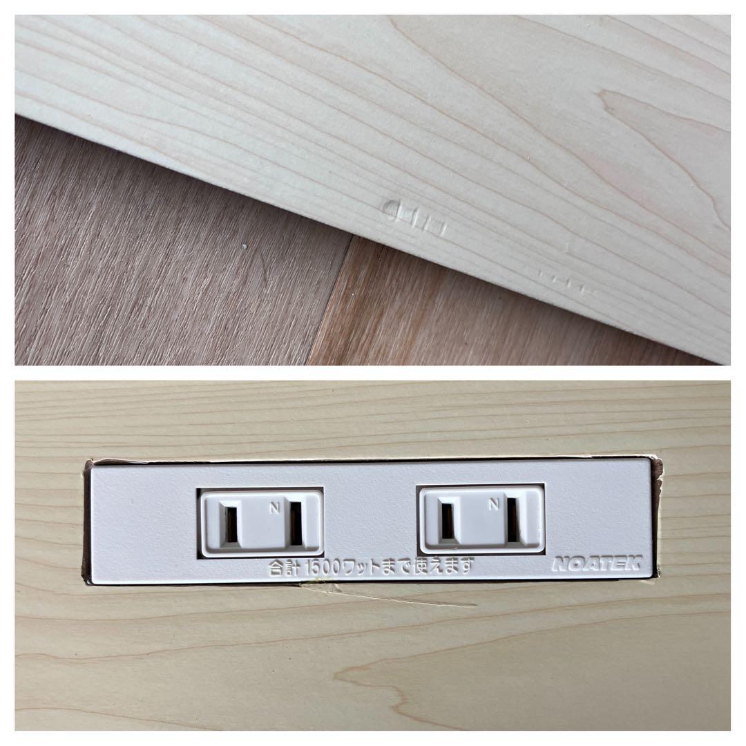 階段ロフトベッド 白 宮&コンセント付 軽自動車に積めます。