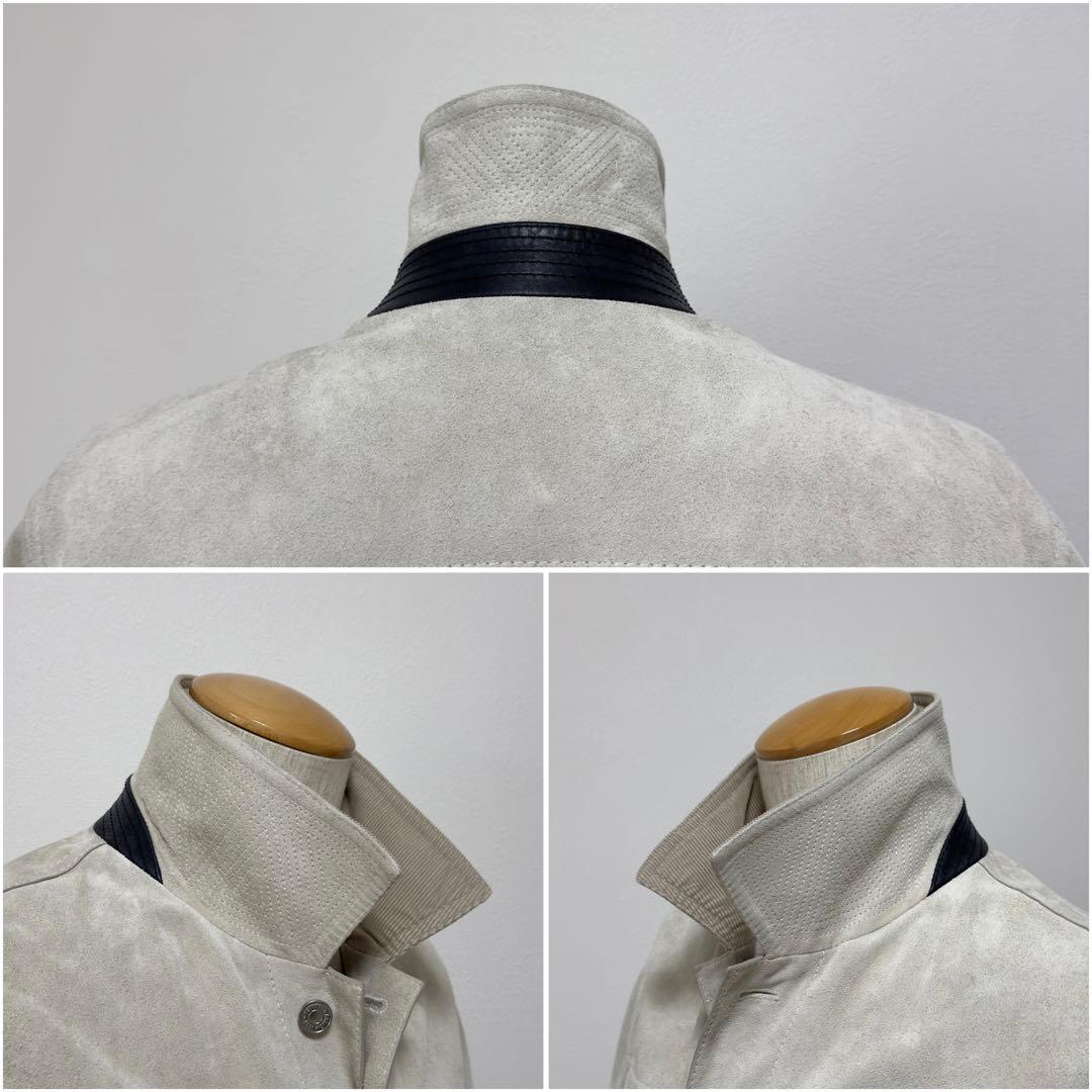 極美品 定価126.5万円 ベルルッティ スウェードレザートラッカージャケット